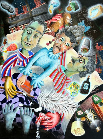 Mrs. Ogmore-Pritchard zeurt elke nacht tegen haar spookachtige echtgenoten, 2005 door Tony Todd